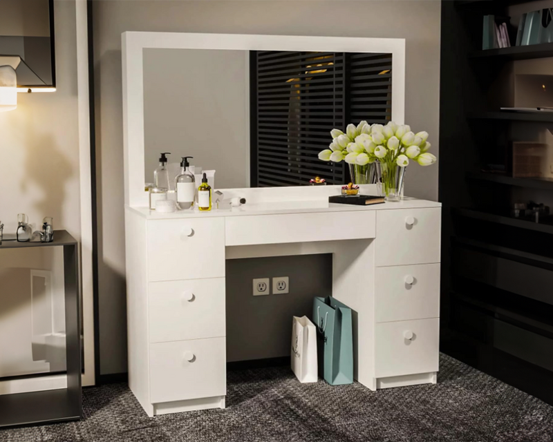 Dressing Table with Stool by The Shopsite