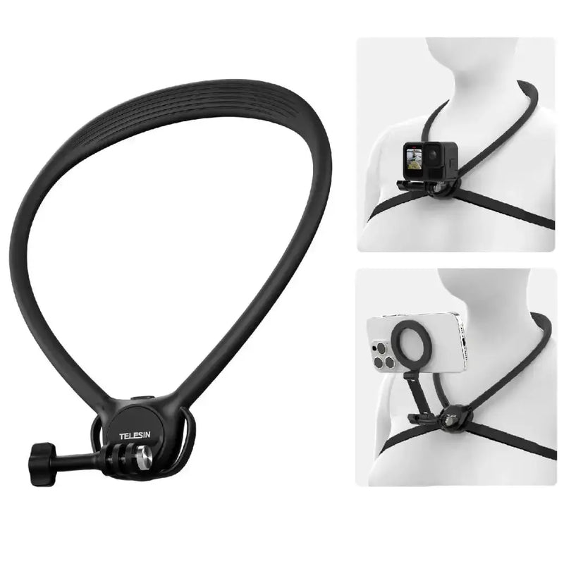 2-in-1 Action Camera Neck Mount by Habicare