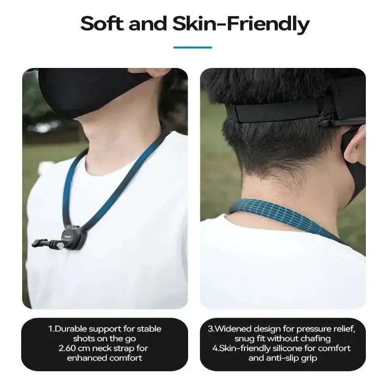 2-in-1 Action Camera Neck Mount by Habicare