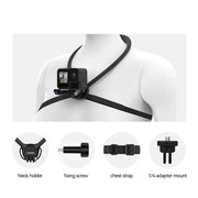2-in-1 Action Camera Neck Mount by Habicare