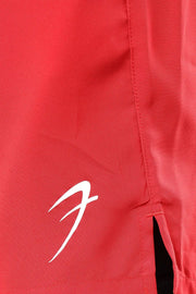 2 in 1 Compression Shorts Red by Fuaark Nz