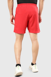 2 in 1 Compression Shorts Red by Fuaark Nz