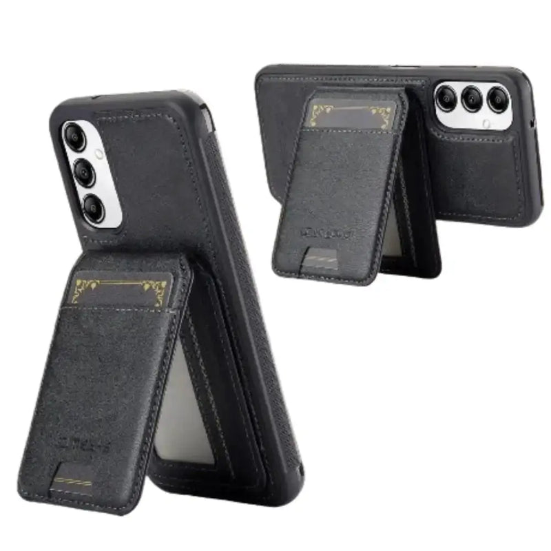 2-in-1 Leather Case for Samsung Series (Black) by Habicare