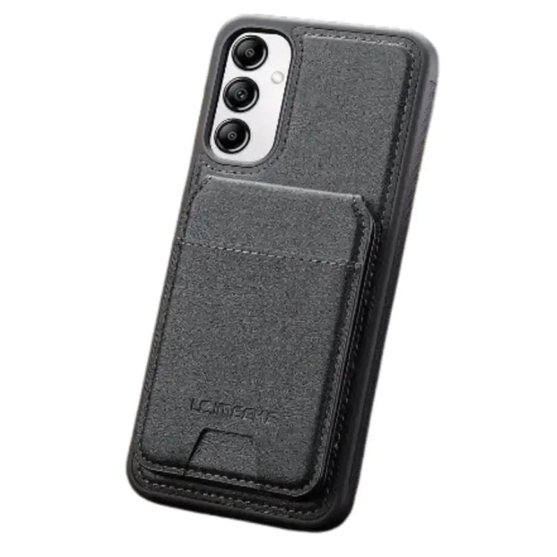 2-in-1 Leather Case for Samsung Series (Black) by Habicare