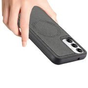 2-in-1 Leather Case for Samsung Series (Black) by Habicare