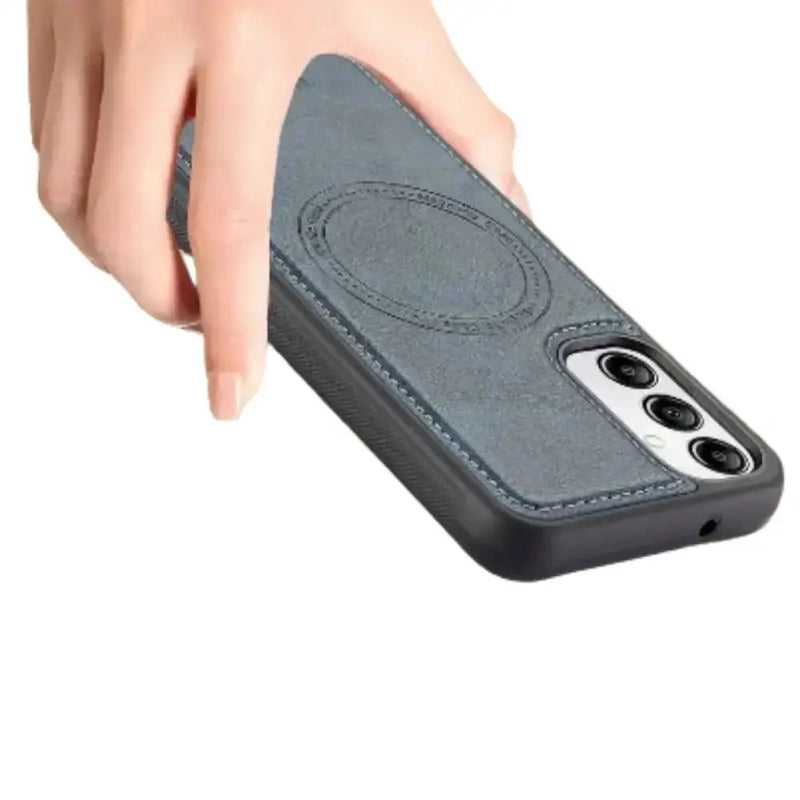 2-in-1 Leather Case for Samsung Series (Blue) by Habicare