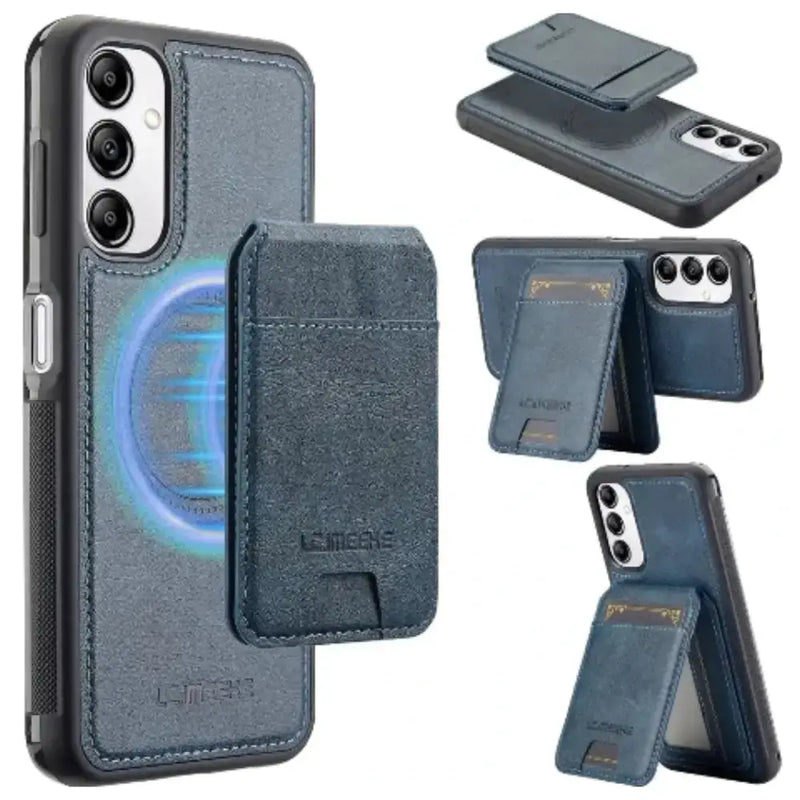 2-in-1 Leather Case for Samsung Series (Blue) by Habicare