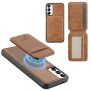2-in-1 Leather Case for Samsung Series (Brown) by Habicare