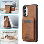 2-in-1 Leather Case for Samsung Series (Brown) by Habicare