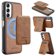 2-in-1 Leather Case for Samsung Series (Brown) by Habicare