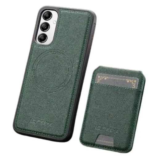 2-in-1 Leather Case for Samsung (Green) by Habicare