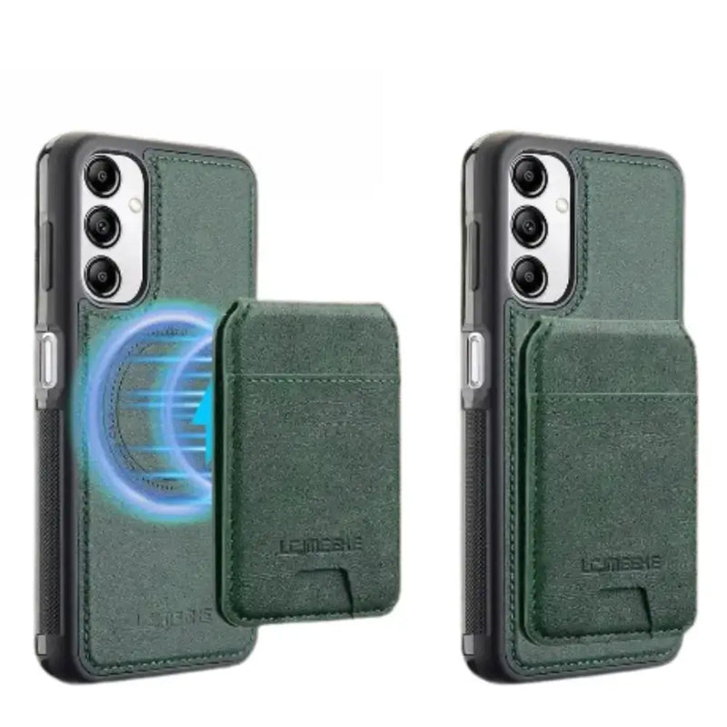 2-in-1 Leather Case for Samsung (Green) by Habicare