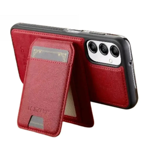 2-in-1 Leather Case for Samsung Series (Red) by Habicare