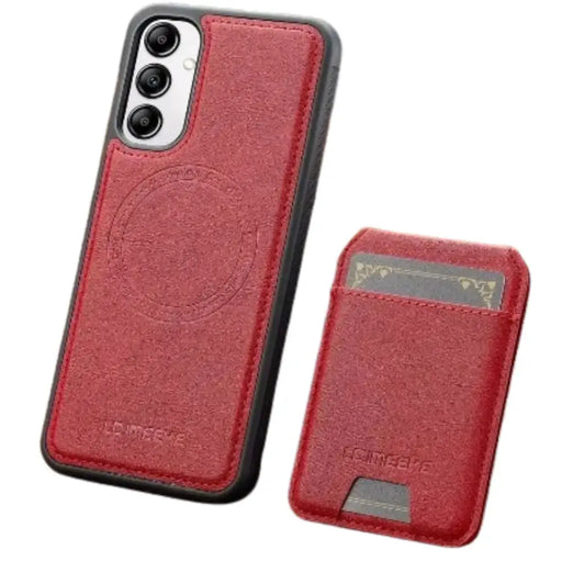 2-in-1 Leather Case for Samsung Series (Red) by Habicare