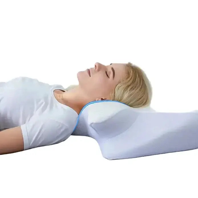 2-in-1 Memory Foam Cervical Neck Pillow (different colours available) by Habicare