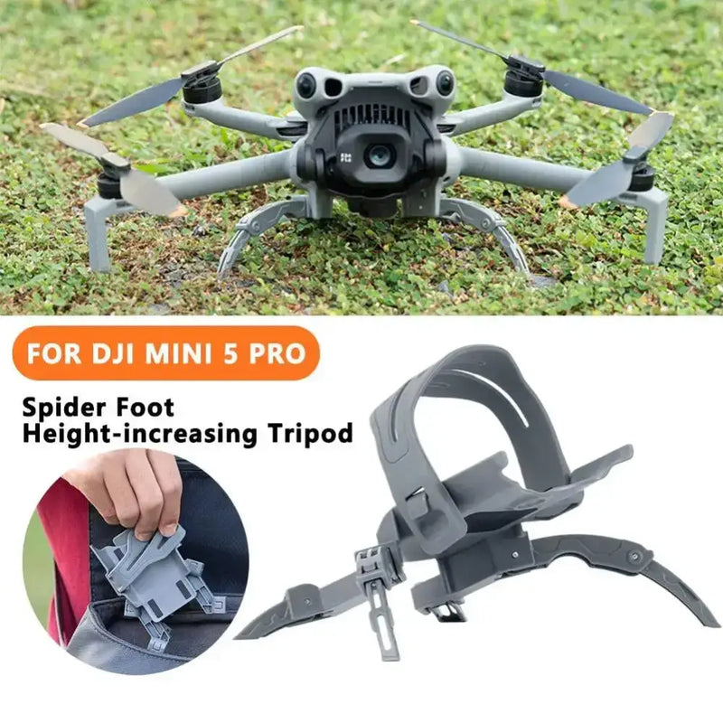 2-in-1 Spider Landing Gear for DJI Mini 5 Pro by Habicare
