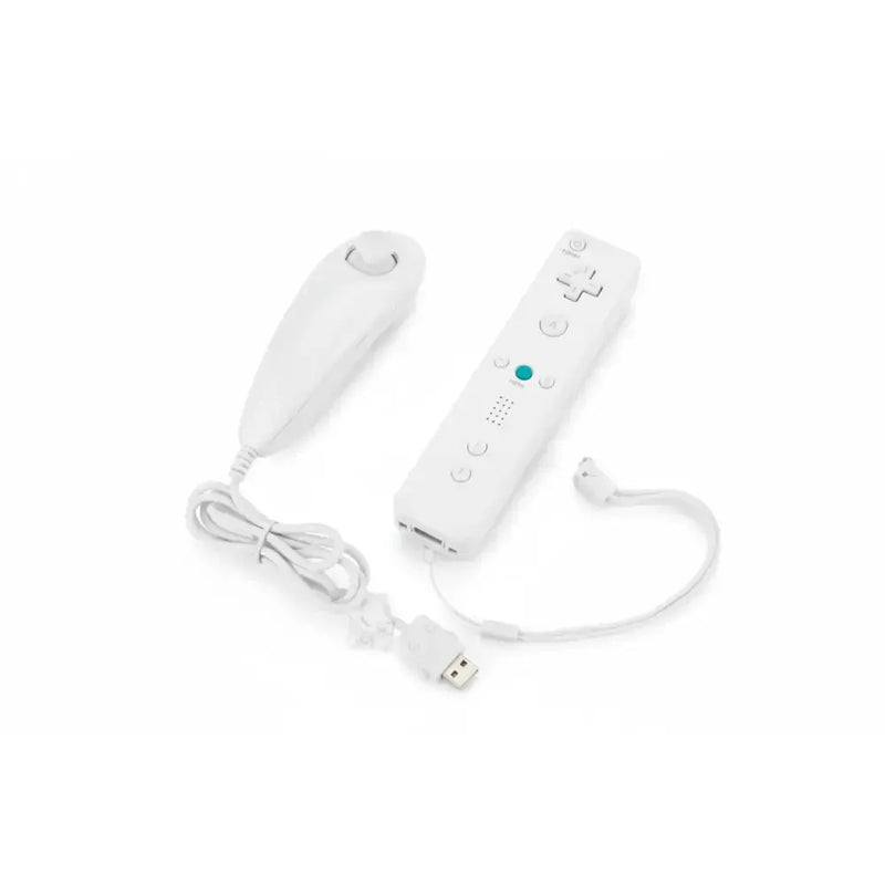 techplus 2 in 1 Wii Motion Plus Controller & Nunchuk Set – Wireless Gamepad 2 in 1 Wii Motion Plus Controller & Nunchuk Set – Wireless Gamepad...