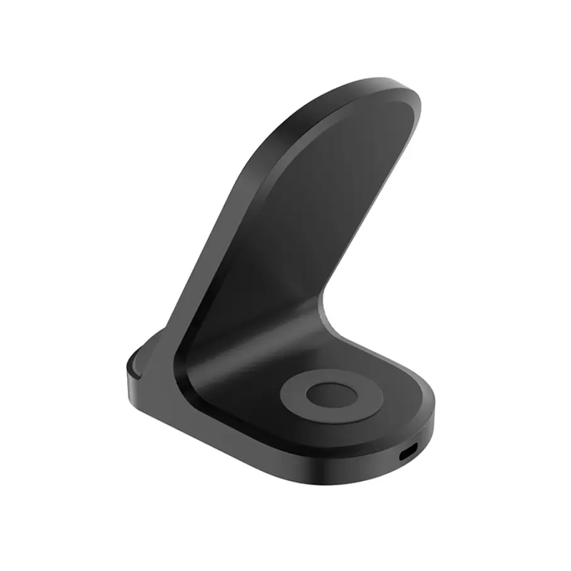 techplus 2-in-1 Wireless Charging Stand | Magnetic Fast Charger for Smartphone & Wireless Earbuds | Foldable Charging Dock 2 in 1 Wireless Charger Stand With 15W for Phone and Earbuds...