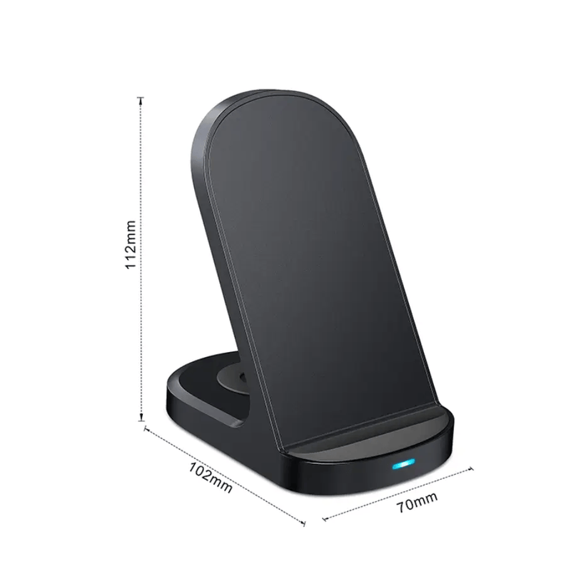 techplus 2-in-1 Wireless Charging Stand | Magnetic Fast Charger for Smartphone & Wireless Earbuds | Foldable Charging Dock 2 in 1 Wireless Charger Stand With 15W for Phone and Earbuds...
