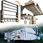 2-Layer Foldable RV Wall-Mount Towel Rack (different sizes available) by Habicare
