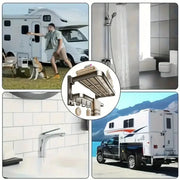 2-Layer Foldable RV Wall-Mount Towel Rack (different sizes available) by Habicare