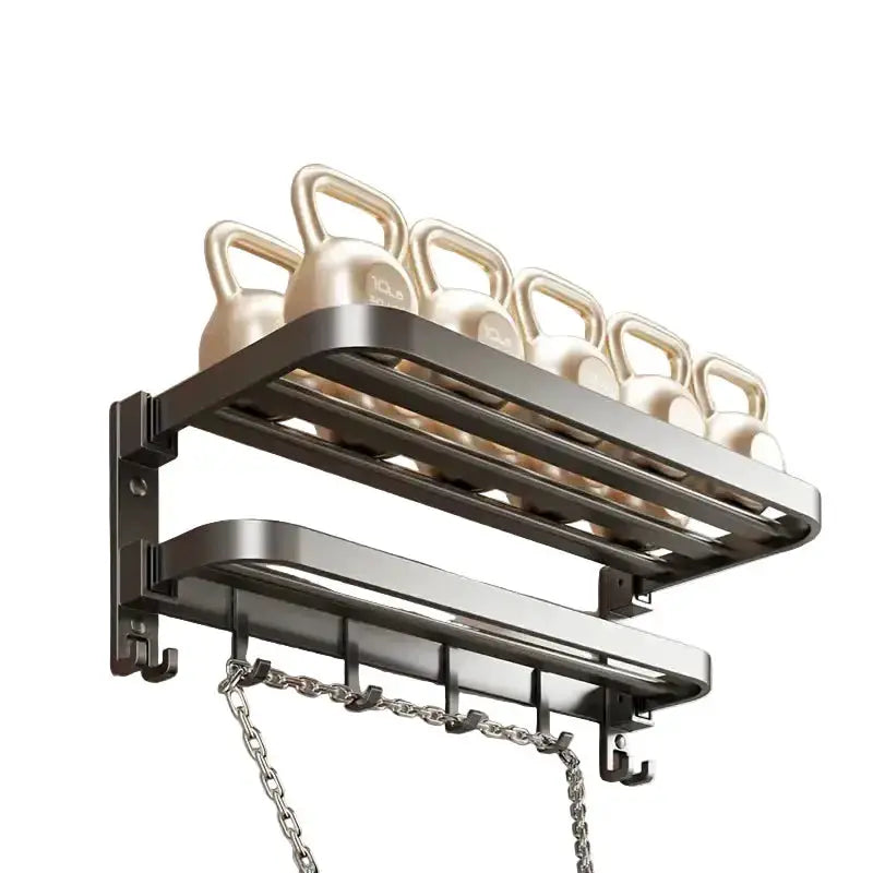 2-Layer Foldable RV Wall-Mount Towel Rack (different sizes available) by Habicare