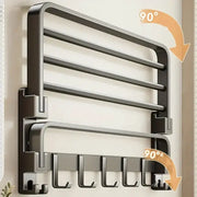 2-Layer Foldable RV Wall-Mount Towel Rack (different sizes available) by Habicare