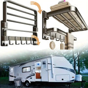 2-Layer Foldable RV Wall-Mount Towel Rack (different sizes available) by Habicare