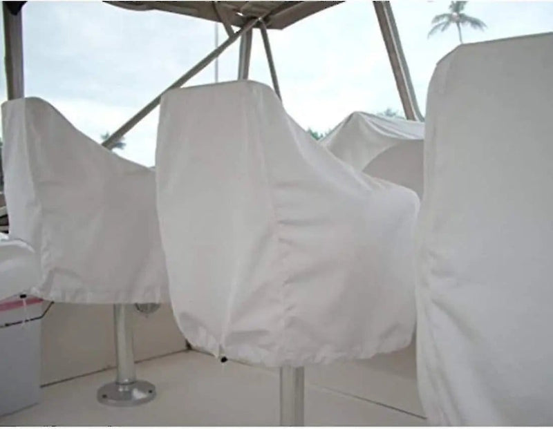 SportZone.co.nz Outdoor Recreation > Boating > Boating Accessories 2-Pack Covers, Waterproof Outdoor Covers for Pedestal Pontoon Captain Boat Bench Chair Covers, Oxford Fabric Helmsman Chair Covers - Perfect 2-Pack Covers, Waterproof Outdoor Covers for Pedestal Pontoon Captain Boat Bench Chair Covers, Oxford Fabric Helmsman Chair Covers - Perfect