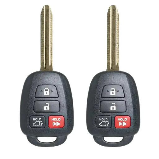Habicare 2-Pack Remote Key Fobs H Chip for Toyota RAV4, Highlander & Sequoia (2013–2019) 2-Pack Remote Key Fobs H Chip for Toyota RAV4, Highlander & Sequoia (2013–2019)