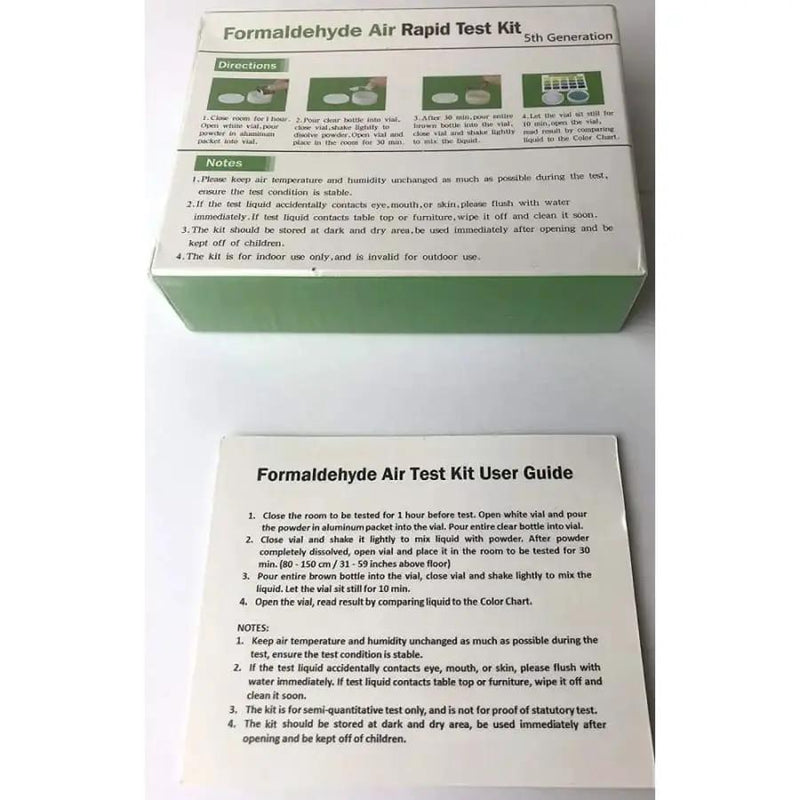 2 x Formaldehyde Air Quality Test Kits (HCHO) by 9eight5