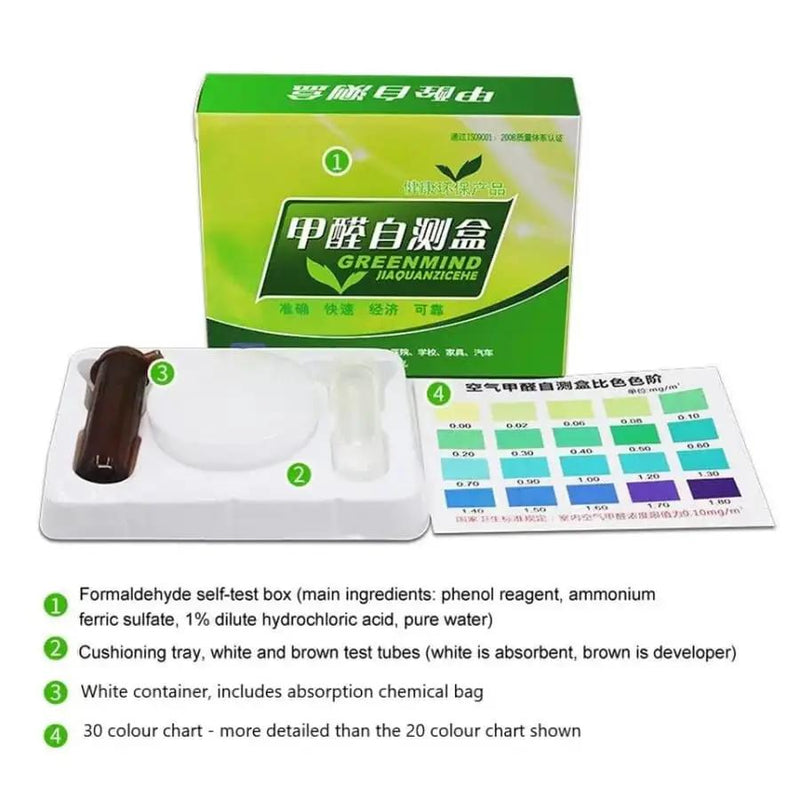 2 x Formaldehyde Air Quality Test Kits (HCHO) by 9eight5
