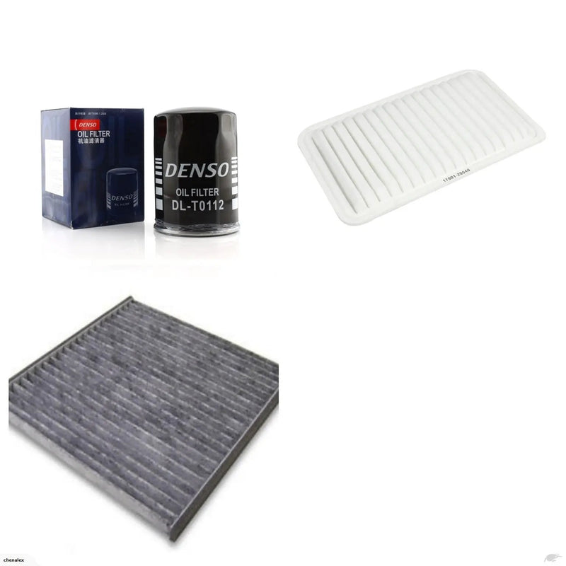 Denso filter kit Service Pack for TOYOTA CAMRY 2.4L 09/2001~01/2006 by JBH AUTO PARTS