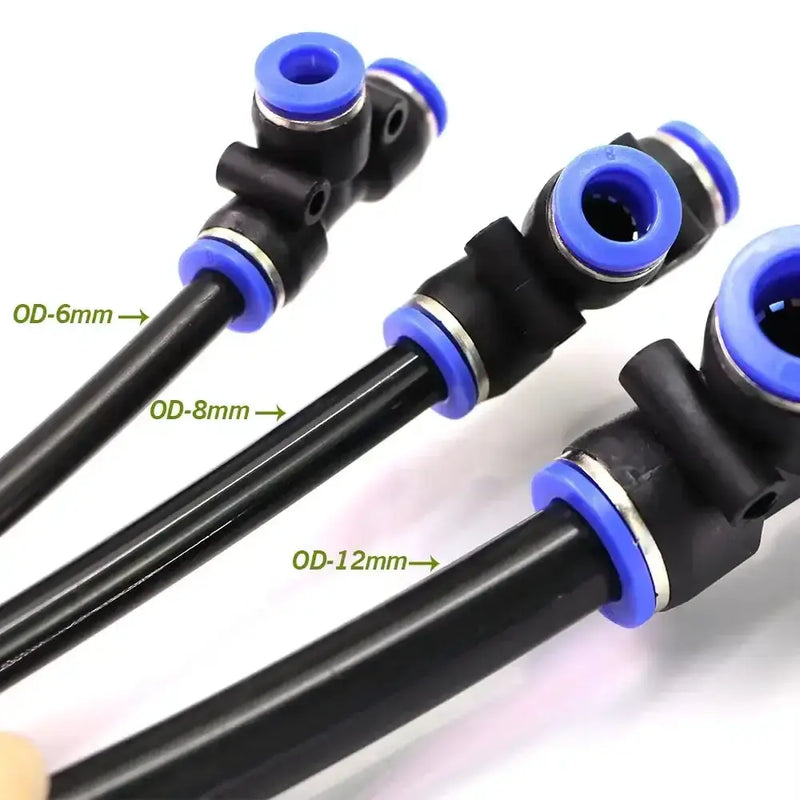 20–50m Black PE Garden Hose, OD 6/8/12mm for Irrigation & Lawn by Habicare