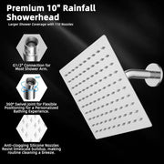 SportZone.co.nz Furniture > Bathroom > Shower Heads & Screens 20" Showerhead with 10" Rainfall Showerhea 20" Showerhead with 10" Rainfall Showerhea