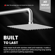 SportZone.co.nz Furniture > Bathroom > Shower Heads & Screens 20" Showerhead with 10" Rainfall Showerhea 20" Showerhead with 10" Rainfall Showerhea