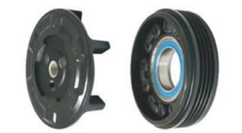 AC Compressor Clutch Kit 4PK For BMW E60 520i 525i 520d 530d 6SEU16C by JBH AUTO PARTS