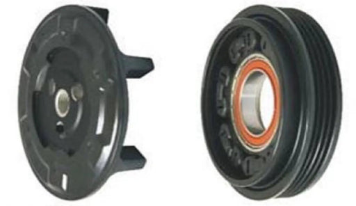 Compressor Clutch pulley 4PK For BMW 730i 735i 730d 740d 6SEU16C by JBH AUTO PARTS