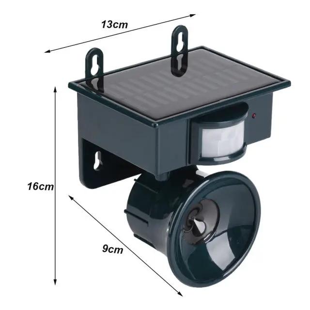 Solar Ultrasonic Bird Repeller Pest Animal Deterrent by salelink.co.nz