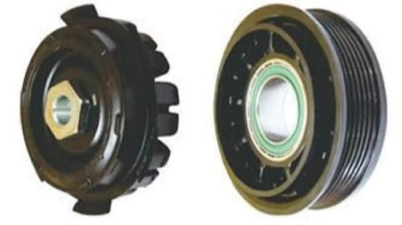 Compressor Clutch pulley 6PK For BMW X3 (DENSO) 2011-2016 7SEU17C by JBH AUTO PARTS