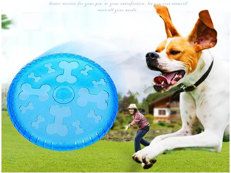 New Frisbee Flying Disc Tooth Resistant Outdoor Pet Dog Training Fetch Toy by dealonline.co.nz