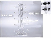 Display Unit Stand 5 Pairs Sunglasses Acrylic Glasses Retail Shop Holder by dealonline.co.nz
