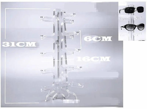 Display Unit Stand 5 Pairs Sunglasses Acrylic Glasses Retail Shop Holder by dealonline.co.nz