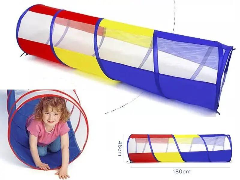180CM Simple Pop-Up Play Tunnel Tube Toy by dealonline.co.nz