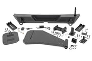 Jeep JL Rear Trail Bumper with Tire Carrier For 18-Pres Wrangler JL 4WD Rough Country by Magwarehouse.com