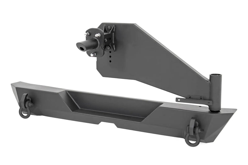 Jeep JL Rear Trail Bumper with Tire Carrier For 18-Pres Wrangler JL 4WD Rough Country by Magwarehouse.com