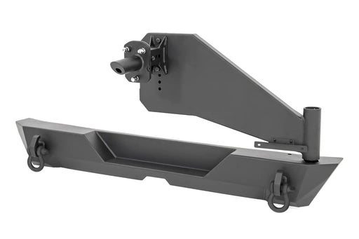 Jeep JL Rear Trail Bumper with Tire Carrier For 18-Pres Wrangler JL 4WD Rough Country by Magwarehouse.com