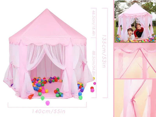 SUMMER SALE Brand New Fancy Hexagon Kids' Play Tent - PINK by dealonline.co.nz