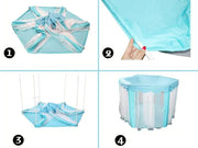 Fancy Hexagon Kids' Play Tent - BLUE by dealonline.co.nz