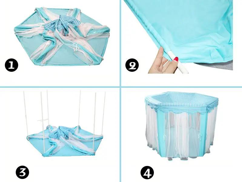 SUMMER SALE Brand New Fancy Hexagon Kids' Play Tent - PINK by dealonline.co.nz